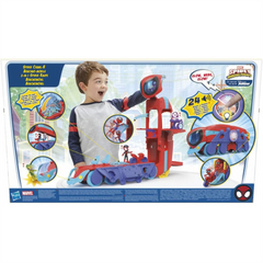 Marvel Spidey and his Amazing Friends Spider Crawl-R 2-in-1 Deluxe Headquarters Playset