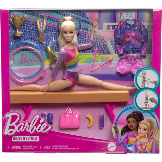 Barbie Gymnast Doll You Can Be Anything Playset with Accesssories