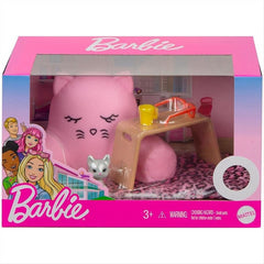 Barbie Big Pink Cat Set Animals with Kitten & Accessories