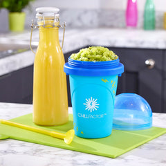 Chillfactor Reusable Home Made Slushy Maker - Totally Cool Blue