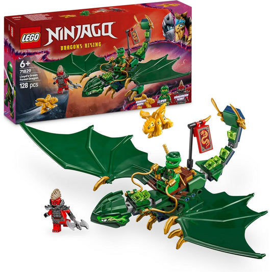 Lego Ninjago 71829 Lloyds Green Forest Dragon Figure Construction Playset