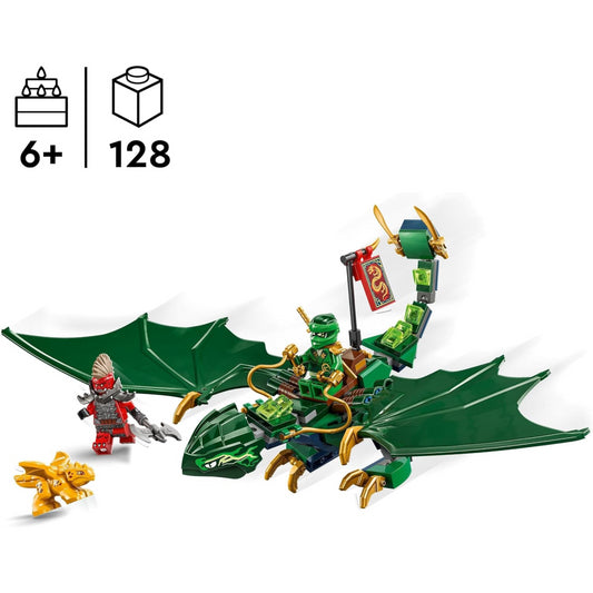 Lego Ninjago 71829 Lloyds Green Forest Dragon Figure Construction Playset