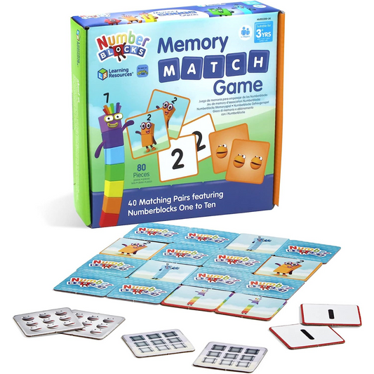 Learning Resources Numberblocks Memory Match Game 80-Piece