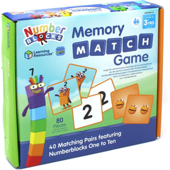 Learning Resources Numberblocks Memory Match Game 80-Piece