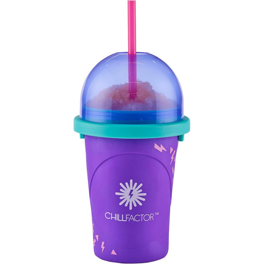 Chillfactor Reusable Home Made Slushy Maker - Power Purple