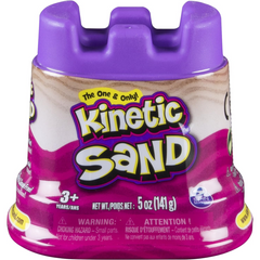 Kinetic Sand Pink Sandcastle Single 141g Castle Shaped Container