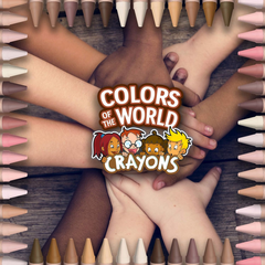 Crayola Colours Of The World Pack Of 24 Colours For Skin Tones - Wax Crayons