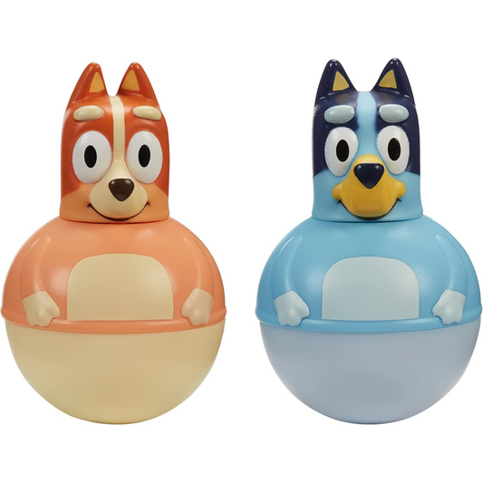 Bluey Weebles Set of 2 Bluey Bingo Toy Figures