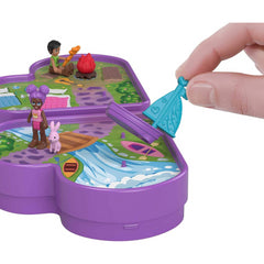 Polly Pocket Polly & Friends Camping Heart Shaped Playset