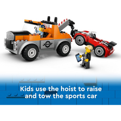 Lego City 60435 Tow Truck and Sports Car Repair Vehicle Playset