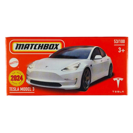 Matchbox 1:64 Diecast Model Car - Tesla Model 3