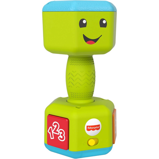 Fisher-Price Laugh & Learn Countin' Reps Dumbbell Musical Rattle