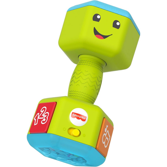 Fisher-Price Laugh & Learn Countin' Reps Dumbbell Musical Rattle