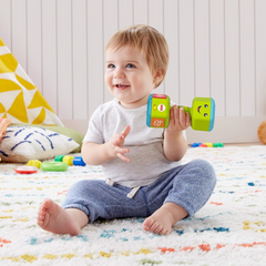 Fisher-Price Laugh & Learn Countin' Reps Dumbbell Musical Rattle