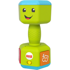 Fisher-Price Laugh & Learn Countin' Reps Dumbbell Musical Rattle