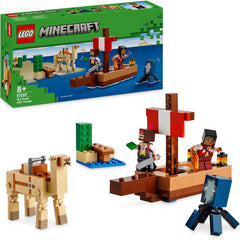 Lego 21259 Minecraft The Pirate Ship Voyage Boat Pirate Figure Playset