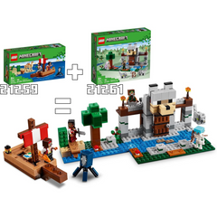 Lego 21259 Minecraft The Pirate Ship Voyage Boat Pirate Figure Playset