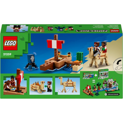 Lego 21259 Minecraft The Pirate Ship Voyage Boat Pirate Figure Playset