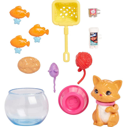 Barbie Mini Pets Kitten Pet and Accessories