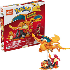 Pokemon Mega Construx Charmander Evolution Construction Set 313 pcs