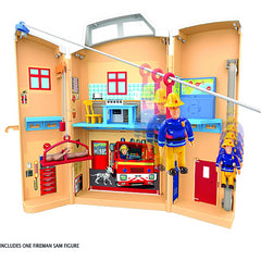 Fireman Sam Fire Rescue Centre With Working Zip Wire