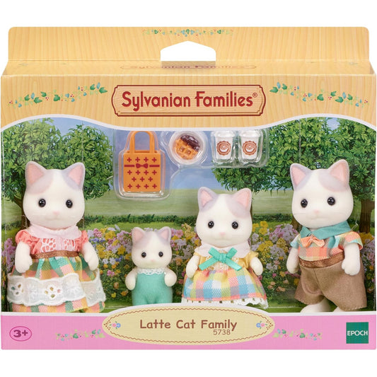 Sylvanian Families - Latte Cat Family of 4 Dolls