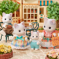 Sylvanian Families - Latte Cat Family of 4 Dolls