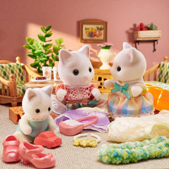 Sylvanian Families - Latte Cat Family of 4 Dolls