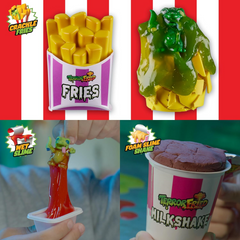 Terror Fried When Fast Food Goes Bad Slimy Box Pack of 5 Figures