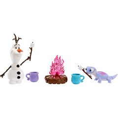 Disney Frozen Toy Playset Olaf And Bruni Figures & 5 Accessories