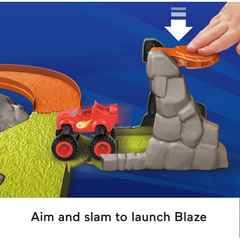 Blaze & The Monster Machines Race Track Stunt Set and Truck