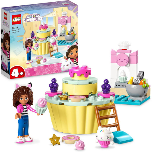 Lego Gabbys Dollhouse 10785 Bakey With Cakey Cat Kitchen Playset