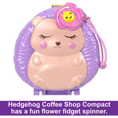 Polly Pocket Dolls Playset with Fidget Exterior Hedgehog Coffee Shop