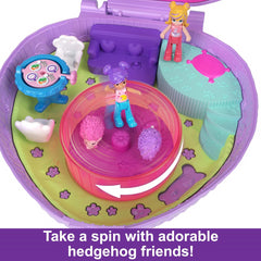 Polly Pocket Dolls Playset with Fidget Exterior Hedgehog Coffee Shop