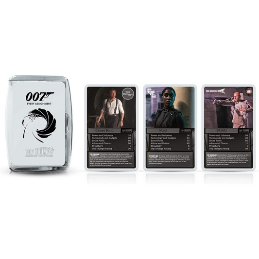 Top Trumps Card Game - James Bond 007 Every Assignment