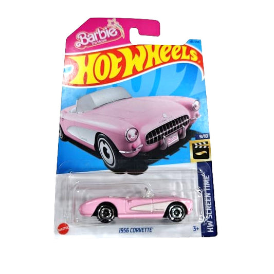 Hot Wheels Die-Cast Vehicle Corvette Barbie Movie 1956