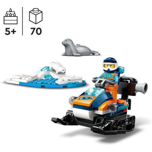 Lego City 60376 Arctic Explorer Snowmobile Vehicle Playset