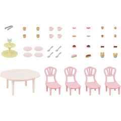 Sylvanian Families - Sweets Party Furniture Set - Doll Not Included