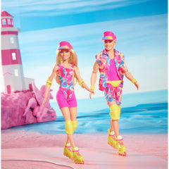 Barbie The Movie Ken Doll and Neon Skating Outfit