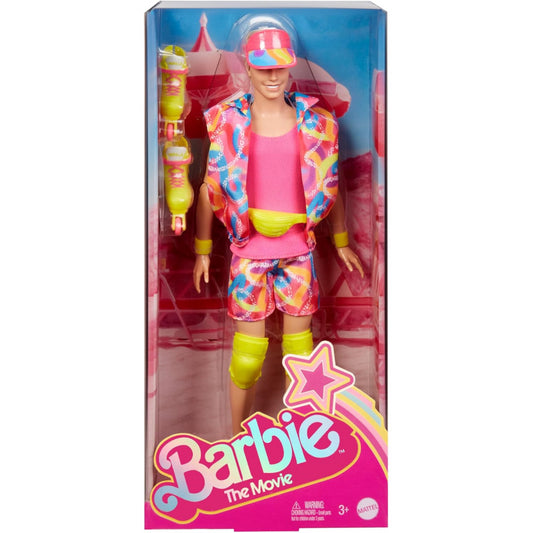 Barbie The Movie Ken Doll and Neon Skating Outfit