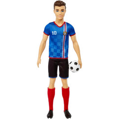 Barbie Ken Blue Top Soccer Football Player Doll