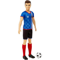 Barbie Ken Blue Top Soccer Football Player Doll