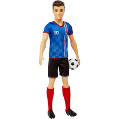 Barbie Ken Blue Top Soccer Football Player Doll