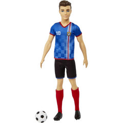 Barbie Ken Blue Top Soccer Football Player Doll