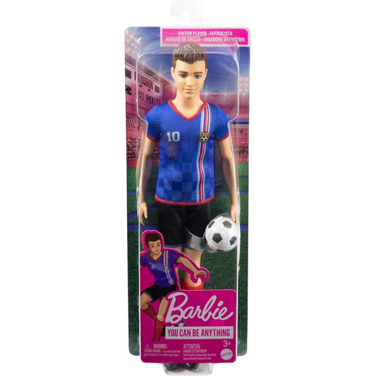 Barbie Ken Blue Top Soccer Football Player Doll