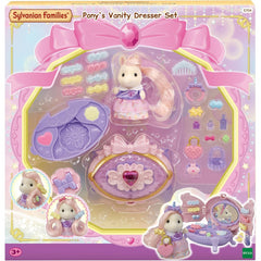 Sylvanian Families - Ponys Vanity Dresser Set and 1 Doll