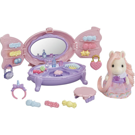 Sylvanian Families - Ponys Vanity Dresser Set and 1 Doll