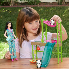 Barbie You Can Be Anything Doll Panda Care & Rescue Playset