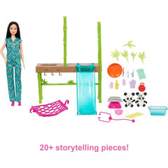 Barbie You Can Be Anything Doll Panda Care & Rescue Playset