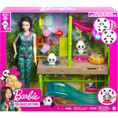 Barbie You Can Be Anything Doll Panda Care & Rescue Playset